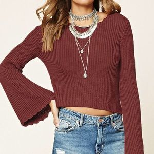 Forever 21 Bell Sleeved Sweater